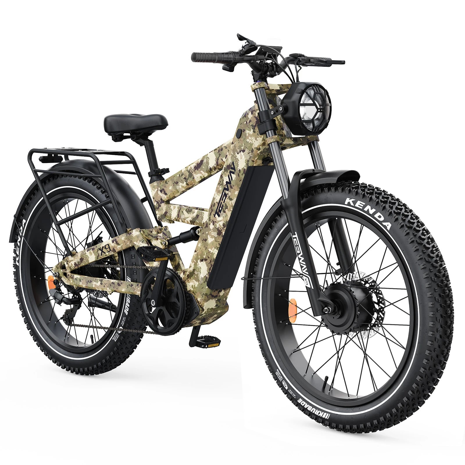 TESWAY X9 Ultra Samsung Battery 60V Dual Motor Electric Mountain Bike