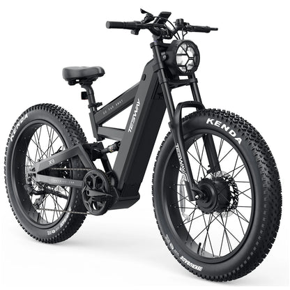 TESWAY X9 AWD - 4000W Dual Motors Electric Mountain Bike