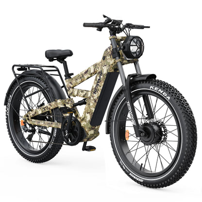 TESWAY X9 Ultra Samsung Battery 60V Dual Motor Electric Mountain Bike
