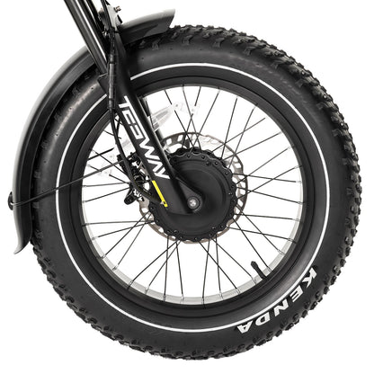 TESWAY X5 AWD Step-Thru E-Bike – Easy Mount 3600W Dual Motor